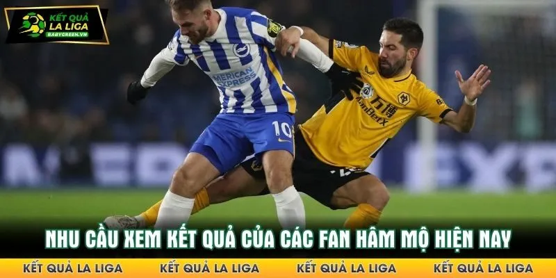 Nhu cầu xem kết quả của các fan hâm mộ hiện nay