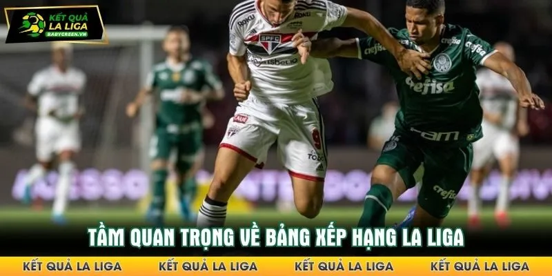 Tầm quan trọng về Bảng xếp hạng La Liga